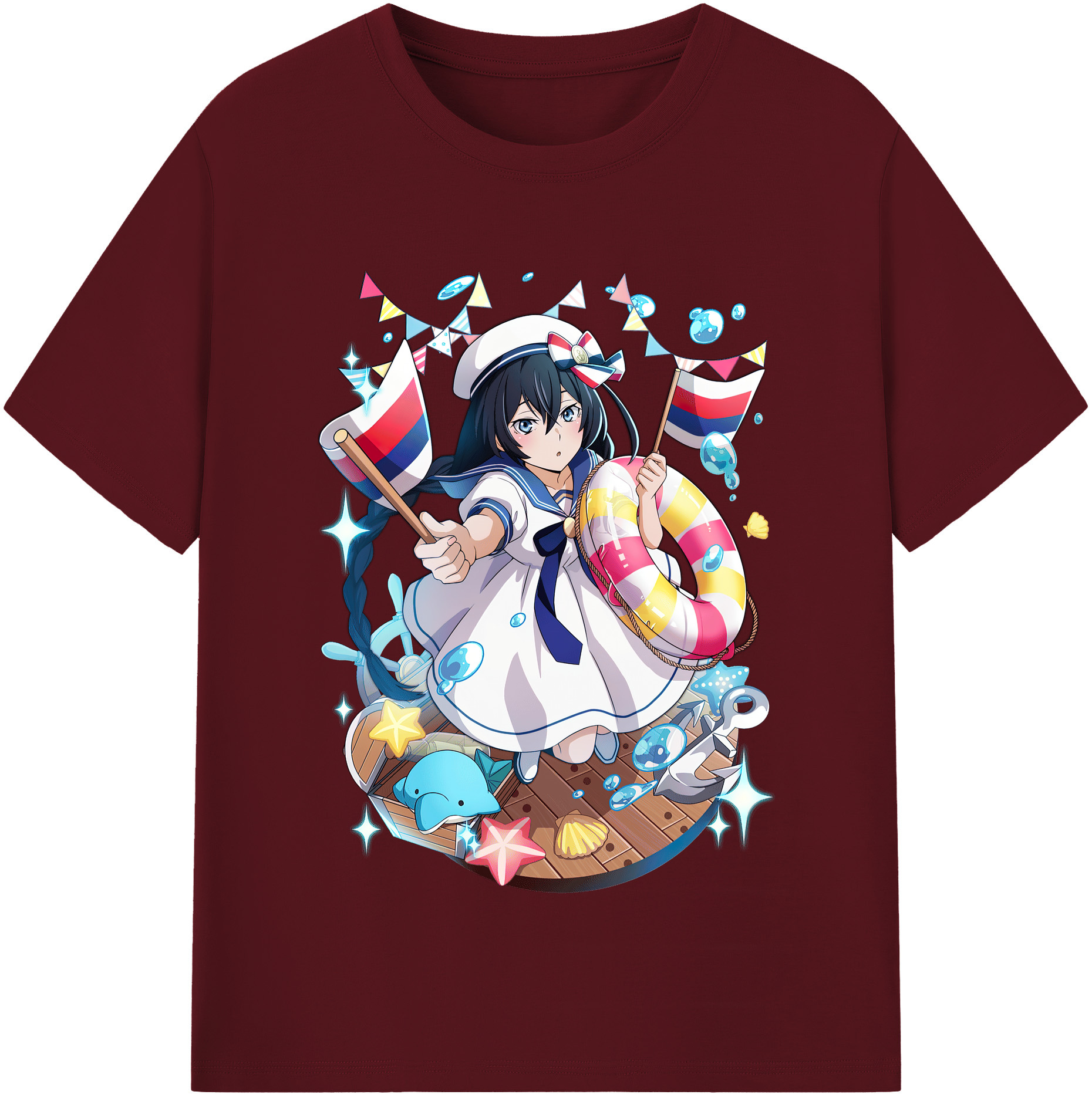 （画像用） 文豪ストレイドッグス Bungo Stray Dogs 綿100％半袖Tシャツ（フロントプリント）